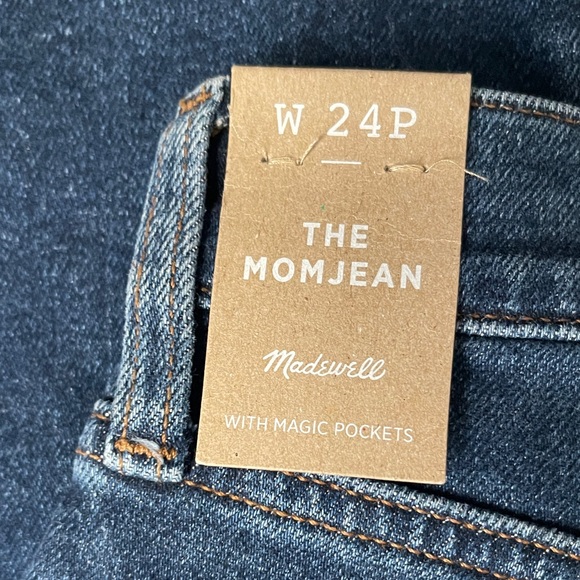 Madewell Mom jeans, Dark blue with five pockets - Picture 12 of 14